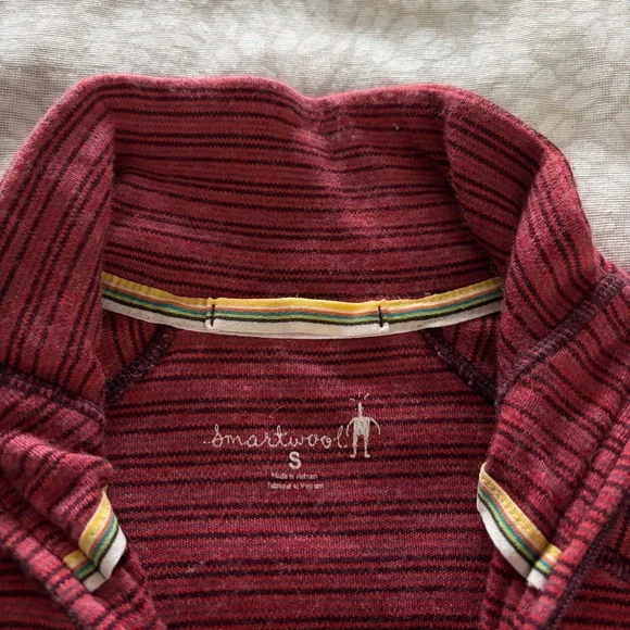 Smartwool Women's Classic Thermal Merino Base Layer 1/4 Zip size small - Picture 2 of 6